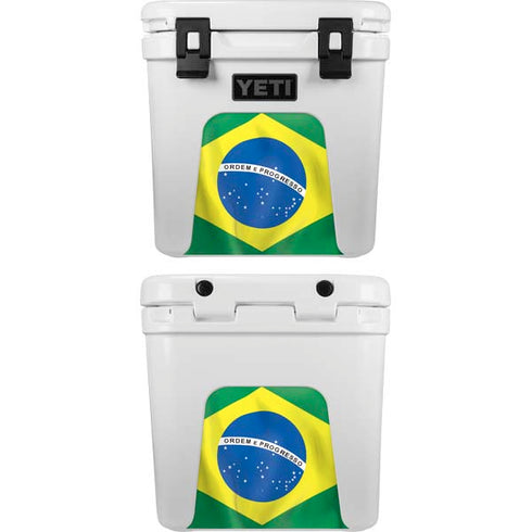 Brazil Flag YETI Roadie 24 Hard Cooler Skin