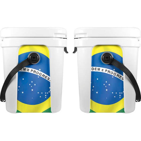 Brazil Flag YETI Roadie 24 Hard Cooler Skin