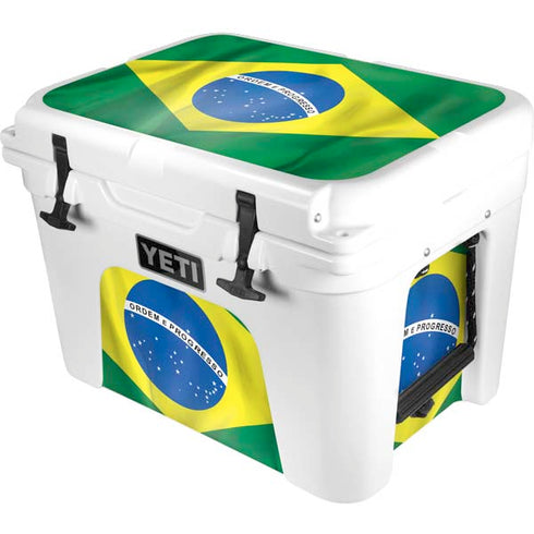 Brazil Flag YETI Tundra 35 Hard Cooler Skin