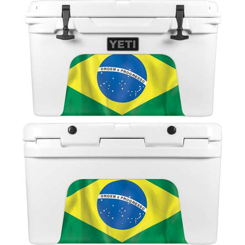 Brazil Flag YETI Tundra 45 Hard Cooler Skin