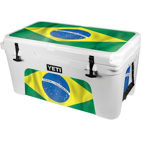 Brazil Flag YETI Tundra 65 Hard Cooler Skin