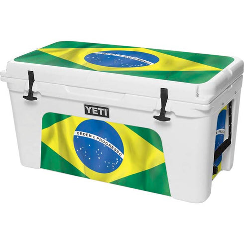 Brazil Flag YETI Tundra 75 Hard Cooler Skin