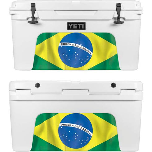 Brazil Flag YETI Tundra 75 Hard Cooler Skin