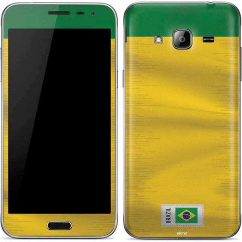 Brazil Soccer Flag Galaxy J3 Skin