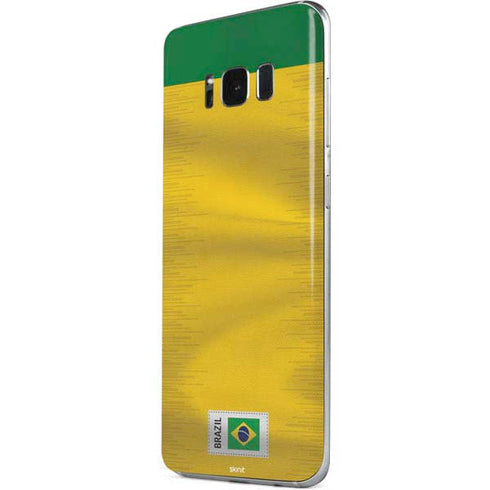 Brazil Soccer Flag Galaxy S8 Skin