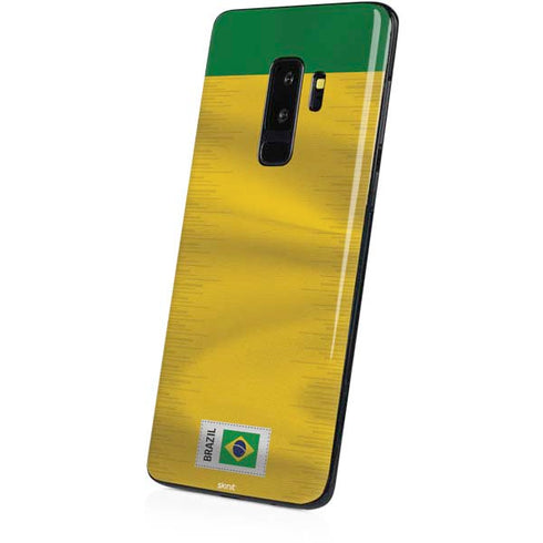 Brazil Soccer Flag Galaxy S9 Plus Skin