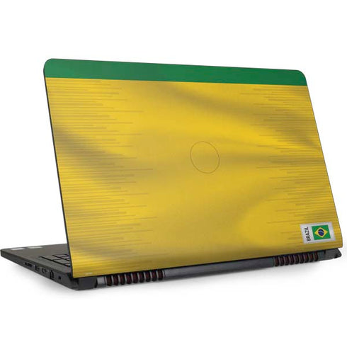 Brazil Soccer Flag Dell Inspiron Skin