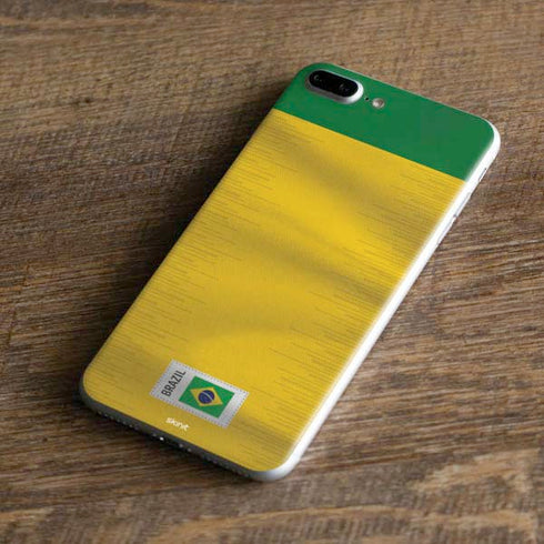Brazil Soccer Flag iPhone 7 Plus Skin