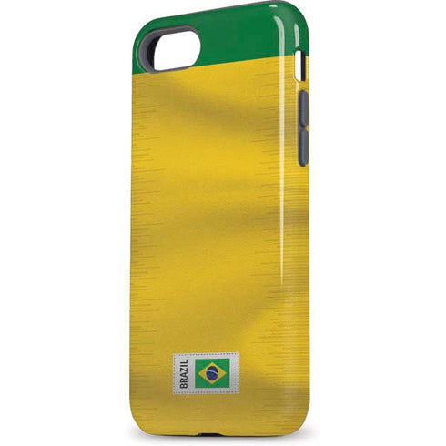Brazil Soccer Flag iPhone 7 Pro Case