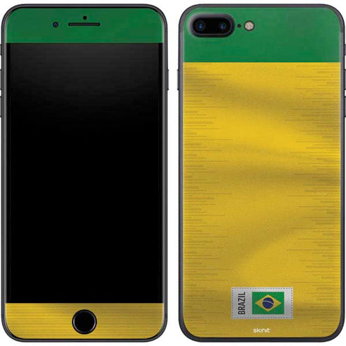 Brazil Soccer Flag iPhone 8 Plus Skin