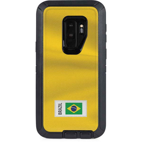 Brazil Soccer Flag Otterbox Defender Galaxy Skin
