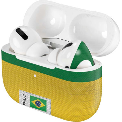 Brazil Soccer Flag Apple AirPods Pro Skin