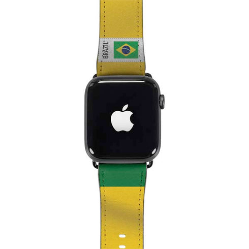 Brazil Soccer Flag Apple Watch Band 38-40mm
