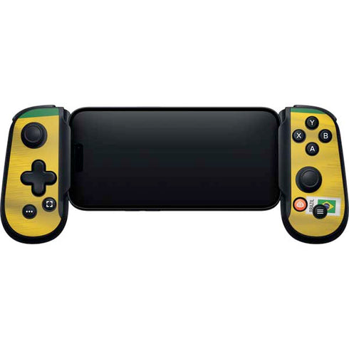 Brazil Soccer Flag Backbone One for iPhone Game Controller Skin