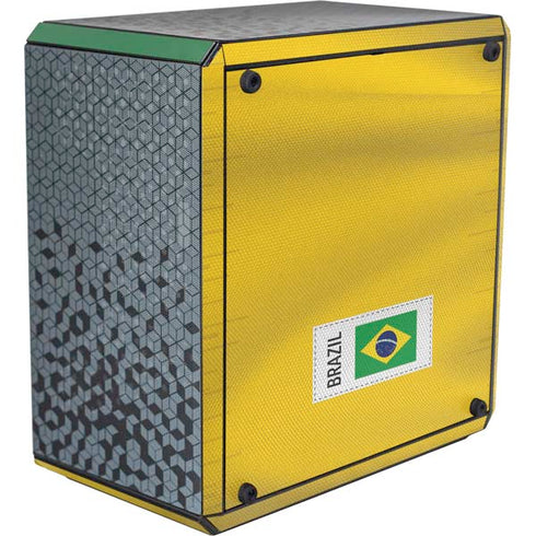 Brazil Soccer Flag Cooler Master MasterBox Q300L Mini Tower Skin