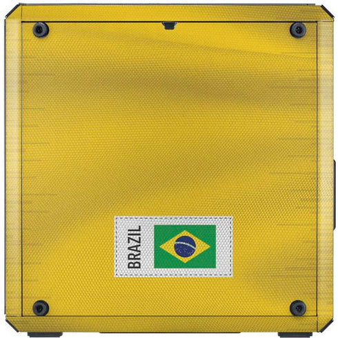 Brazil Soccer Flag Cooler Master MasterBox Q300L Mini Tower Skin