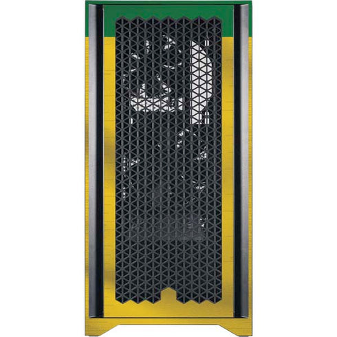 Brazil Soccer Flag Corsair 4000D Tempered Glass Mid-Tower ATX Case Skin