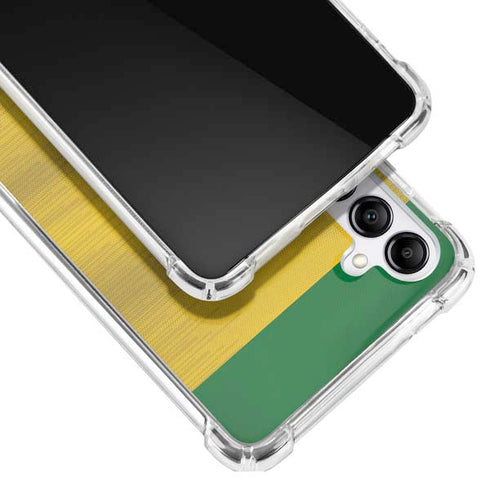 Brazil Soccer Flag Galaxy A14 5G Clear Case