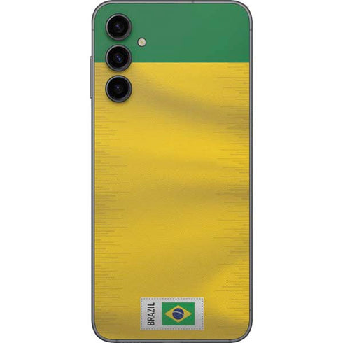 Brazil Soccer Flag Galaxy A14 5G Skin