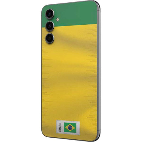 Brazil Soccer Flag Galaxy A14 5G Skin