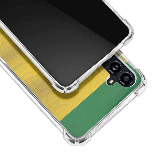 Brazil Soccer Flag Galaxy A54 5G Clear Case