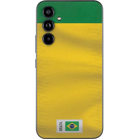 Brazil Soccer Flag Galaxy A54 5G Skin