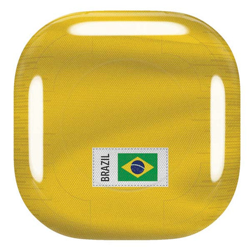 Brazil Soccer Flag Galaxy Buds Live Skin