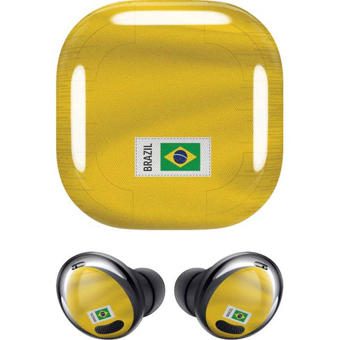 Brazil Soccer Flag Galaxy Buds Pro Skin
