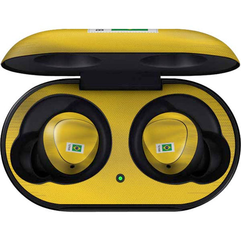 Brazil Soccer Flag Galaxy Buds Skin