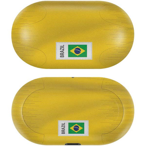 Brazil Soccer Flag Galaxy Buds Skin