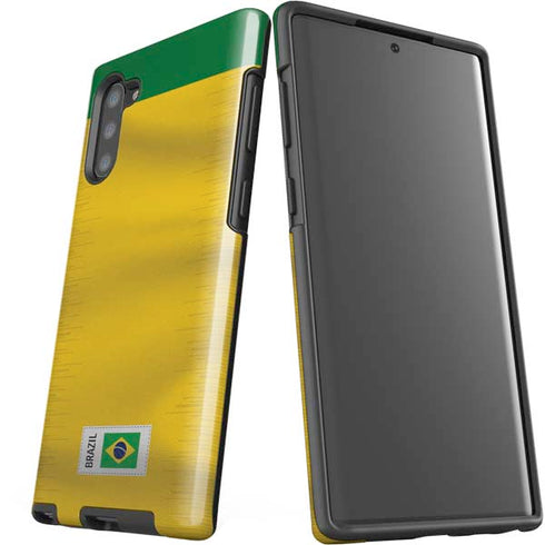 Brazil Soccer Flag Galaxy Note 10 Pro Case