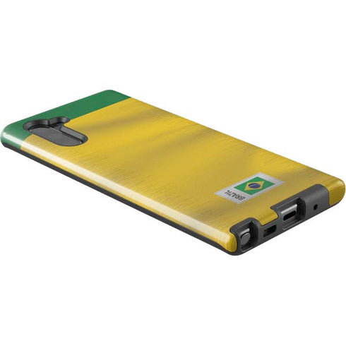 Brazil Soccer Flag Galaxy Note 10 Pro Case