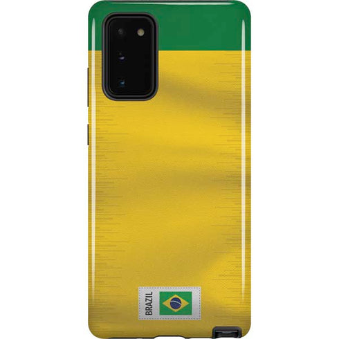 Brazil Soccer Flag Galaxy Note20 5G Pro Case