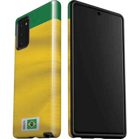 Brazil Soccer Flag Galaxy Note20 5G Pro Case