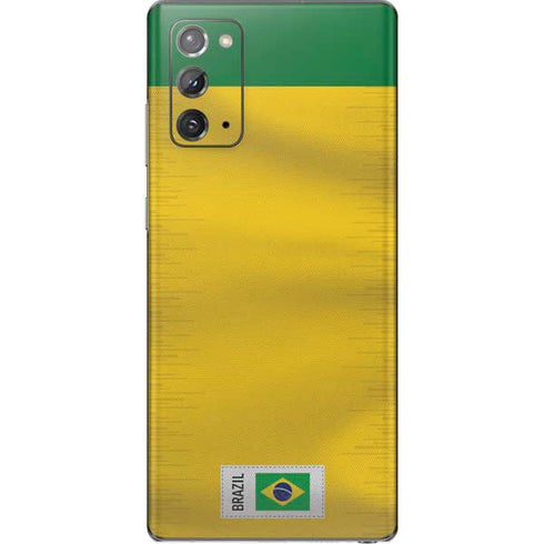 Brazil Soccer Flag Galaxy Note20 5G Skin