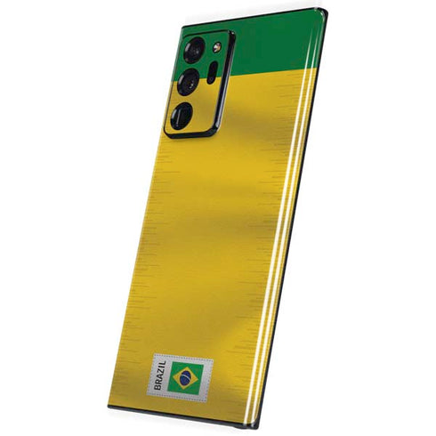 Brazil Soccer Flag Galaxy Note20 Ultra 5G Skin