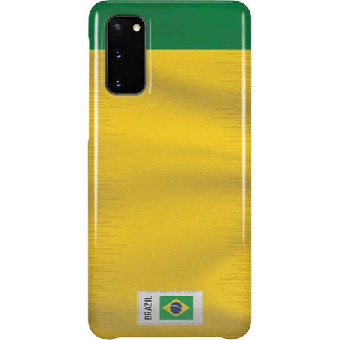 Brazil Soccer Flag Galaxy S20 Lite Case