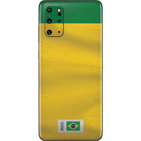 Brazil Soccer Flag Galaxy S20 Plus Skin