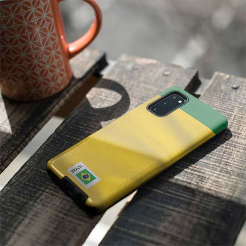 Brazil Soccer Flag Galaxy S20 Pro Case