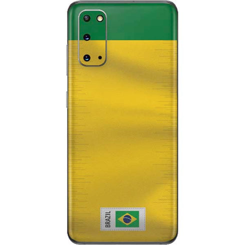 Brazil Soccer Flag Galaxy S20 Skin