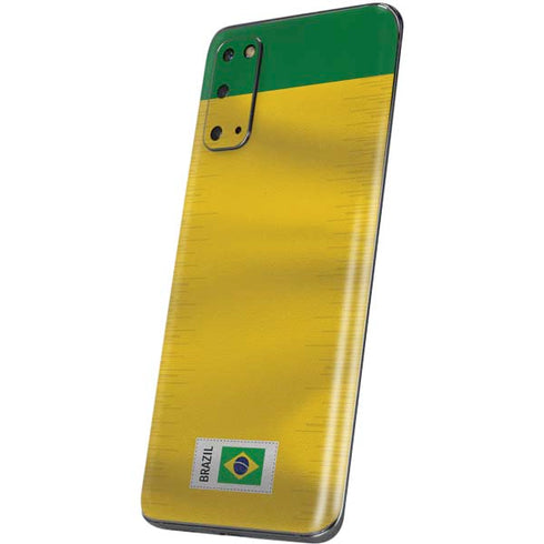 Brazil Soccer Flag Galaxy S20 Skin