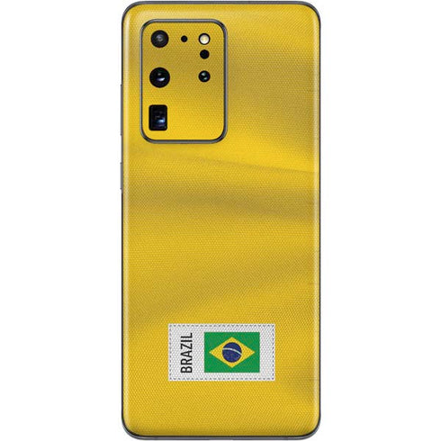Brazil Soccer Flag Galaxy S20 Ultra 5G Skin