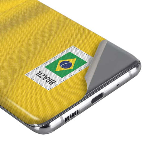 Brazil Soccer Flag Galaxy S20 Ultra 5G Skin