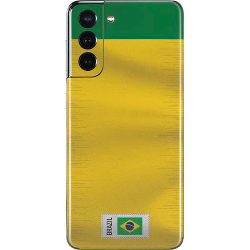 Brazil Soccer Flag Galaxy S21 5G Skin