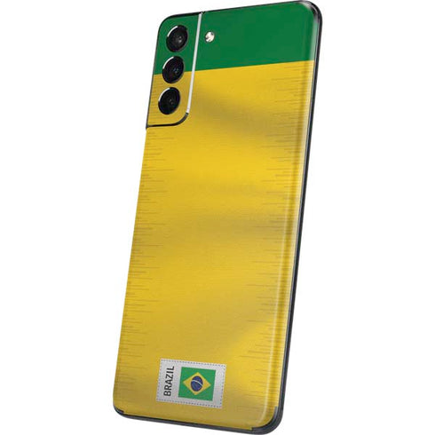Brazil Soccer Flag Galaxy S21 5G Skin