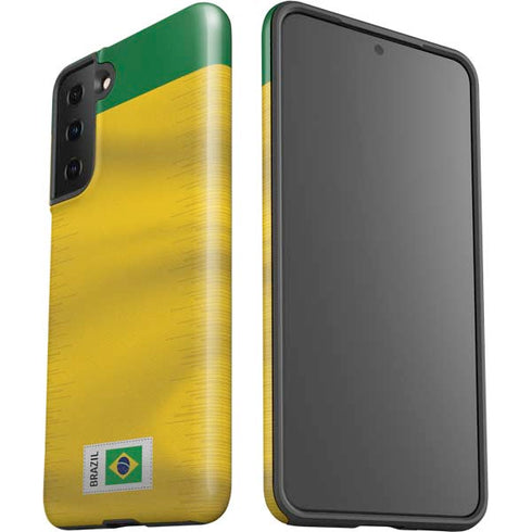 Brazil Soccer Flag Galaxy S21 FE Pro Case