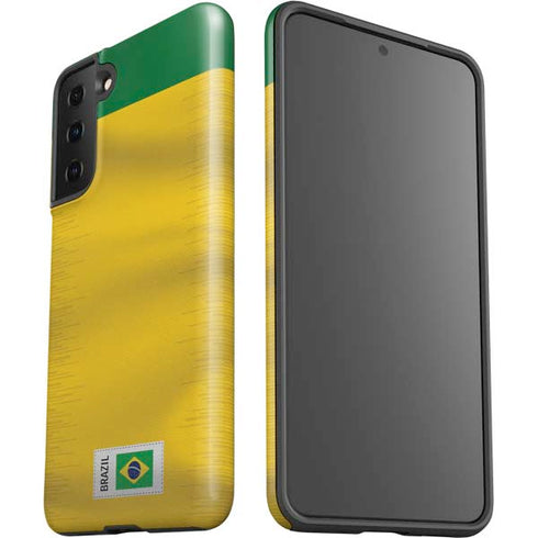 Brazil Soccer Flag Galaxy S21 Plus 5G Pro Case