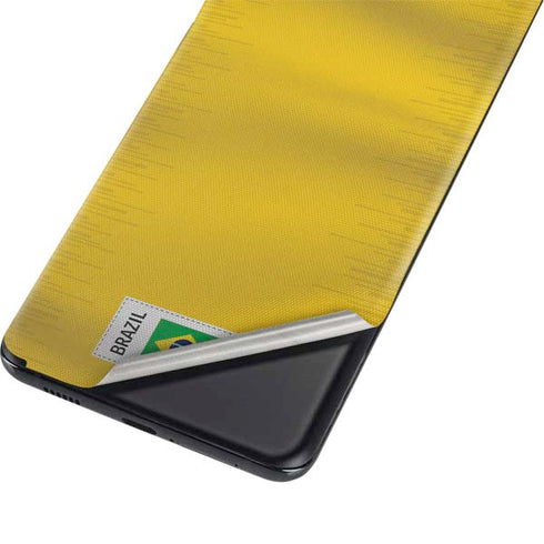 Brazil Soccer Flag Galaxy S21 Ultra 5G Skin