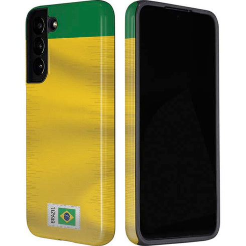 Brazil Soccer Flag Galaxy S22 Pro Case