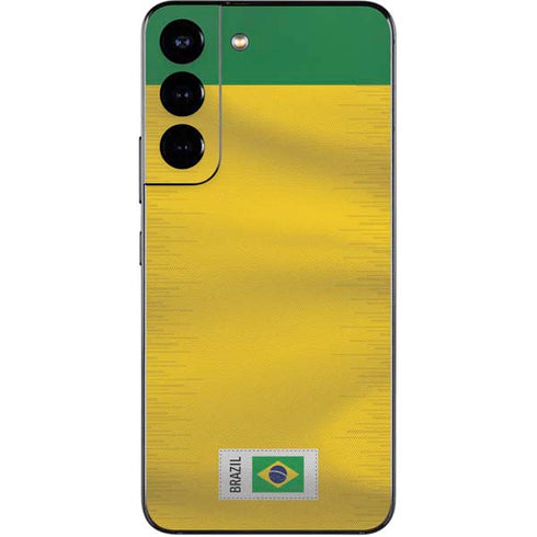 Brazil Soccer Flag Galaxy S22 Skin